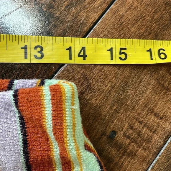 Urban Outfitters Silent + Noise Striped Knit Pants Women’s Size M Cropped Retro - Picture 5 of 12